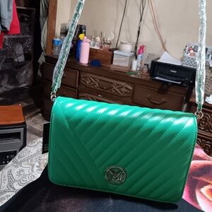 Badgley Mischka Emerald Crossbody Bag